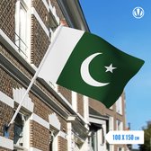 Vlag Pakistan 100x150cm - Glanspoly