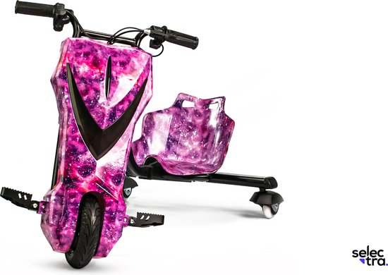 Drift Trike Kit Moteur Roue Drift Trike Ciel Violet Avec Roues Led