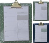 Klembord A4 met weekplanner