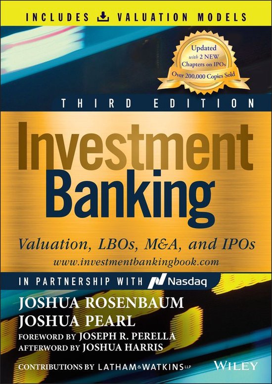 Wiley Finance Investment Banking ebook Joshua Rosenbaum