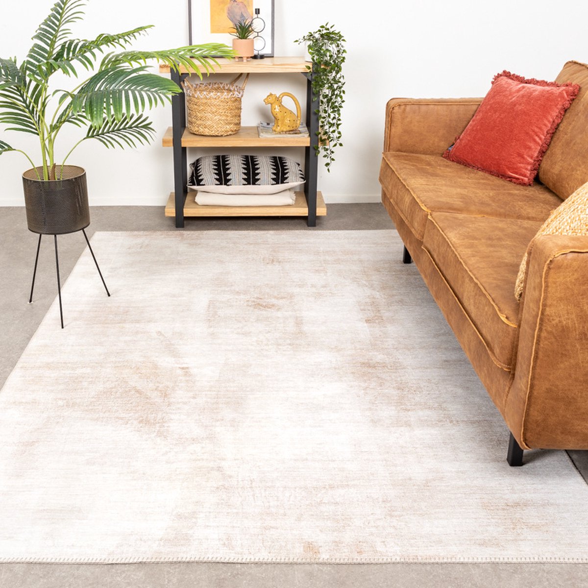 Fraai Modern vloerkleed - Strong Champagne - 230x330cm