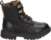 Nelson Kids meisjes veterboot - Zwart - Maat 30