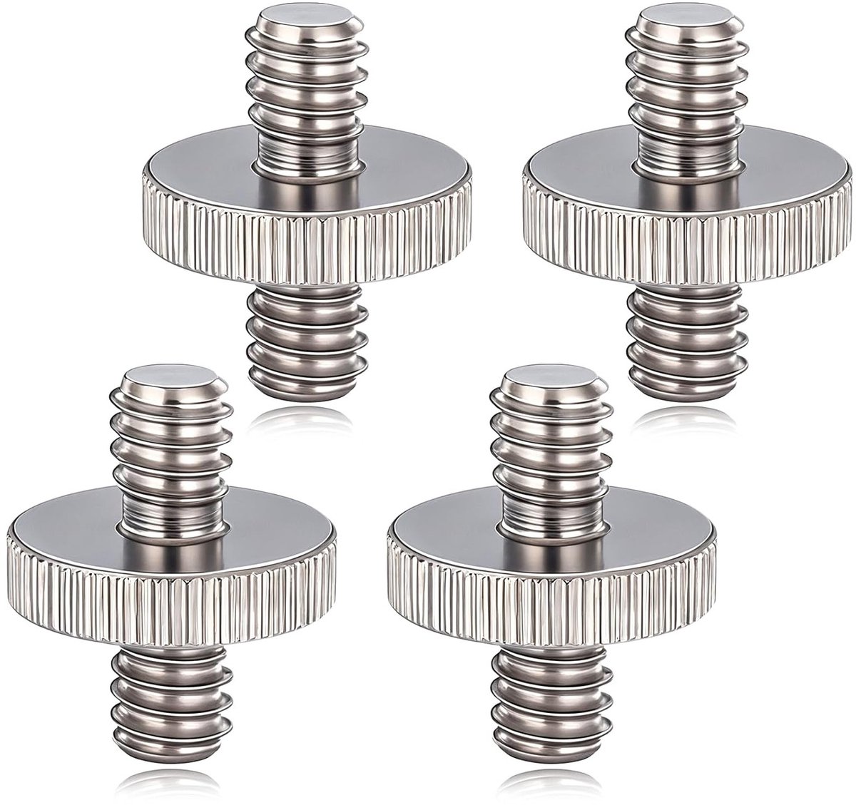 2 Stuks Camera Draad Adapter, 1/4 Inch Schroef voor Camera Statief, Microfoon en Lamp Statief Bevestiging