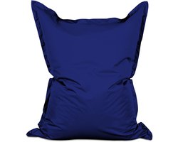 Lumaland - Grote luxe XXL zitzak - 380 liter vulling - 140 x 180 cm - geschikt voor Indoor & Outdoor - verkrijgbaar in verschillende kleuren - Donkerblauw