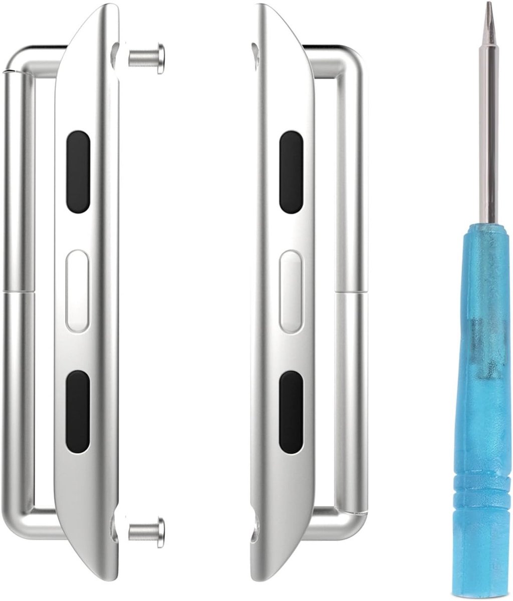 Compatibele Bracelet Clasp voor Apple Watch - Metalen Connector voor Alle Modellen 38 mm, Series 3/2/1, Duurzaam en Stijlvol Ontwerp
