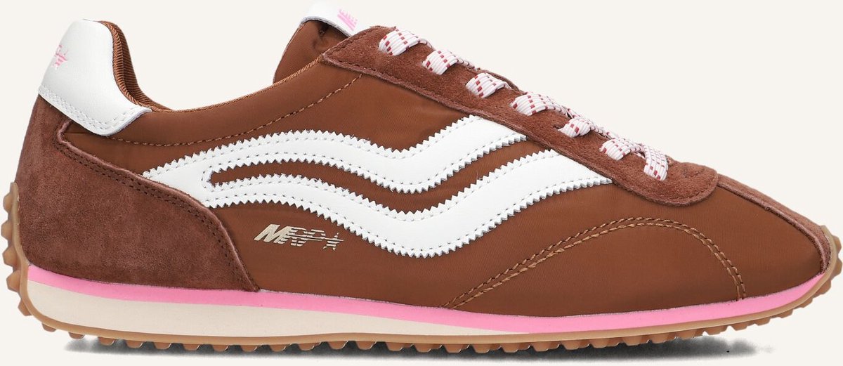 MRP Cartagena Sneakers - Textiel - Dames - Bruin - Maat 41