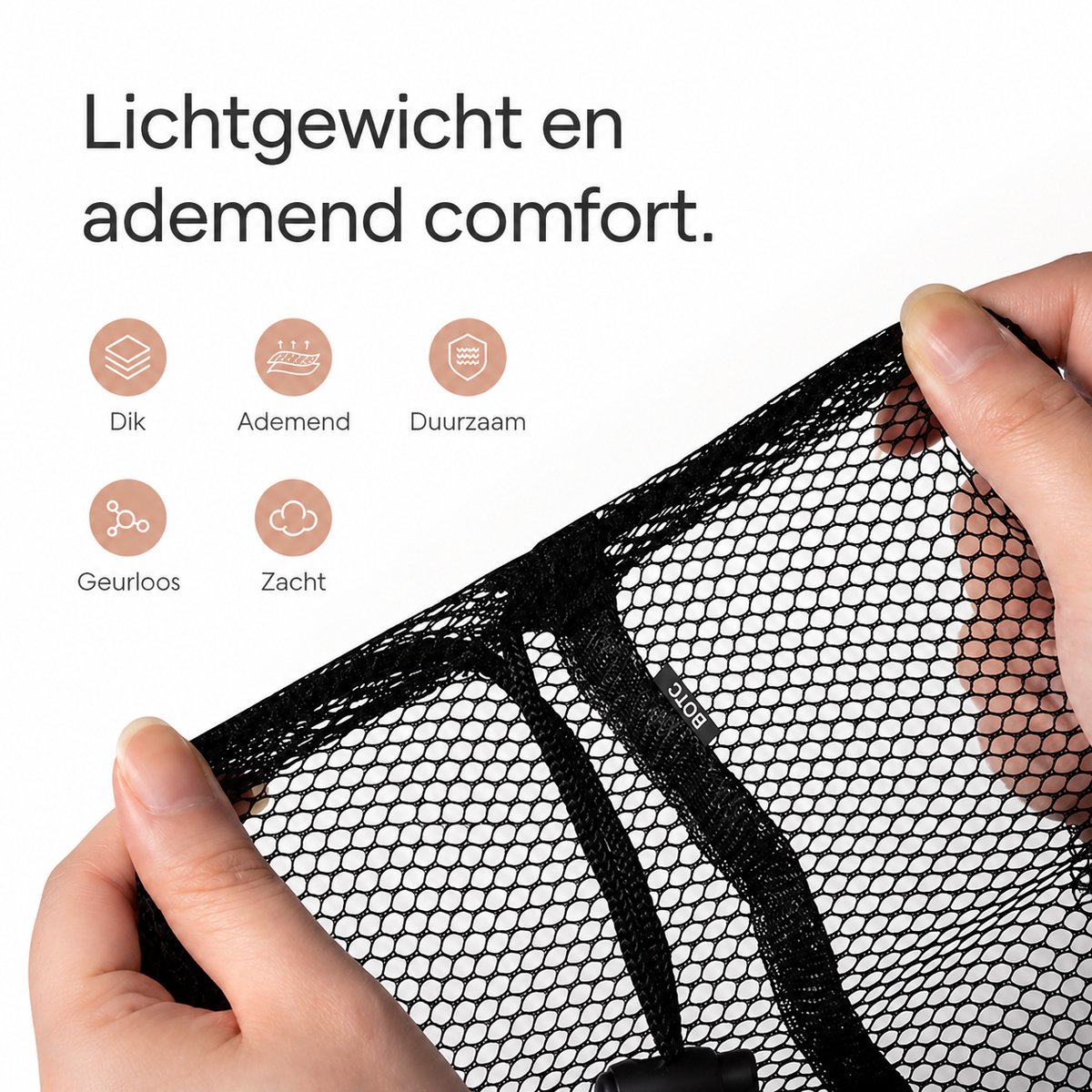 BOTC Waszakken - 60*90cm Waszak Groot - Set van 2 - Waszak Wasmachine - Laundry bag - Waszakken - Zwart — afbeelding 4