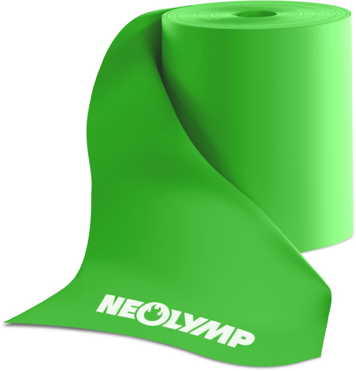 NEOLYMP Groene weerstandsband op rol – gemiddelde weerstand voor full body