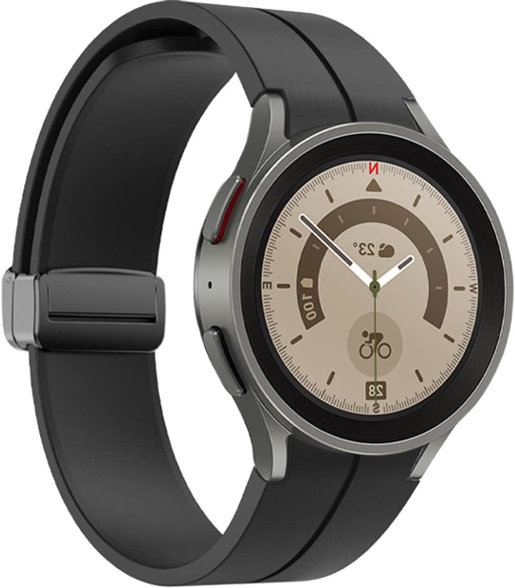Silicone horlogeband 20mm met snelle bevestiging voor Galaxy Watch 4, 5 en 6, waterdicht en comfortabel
