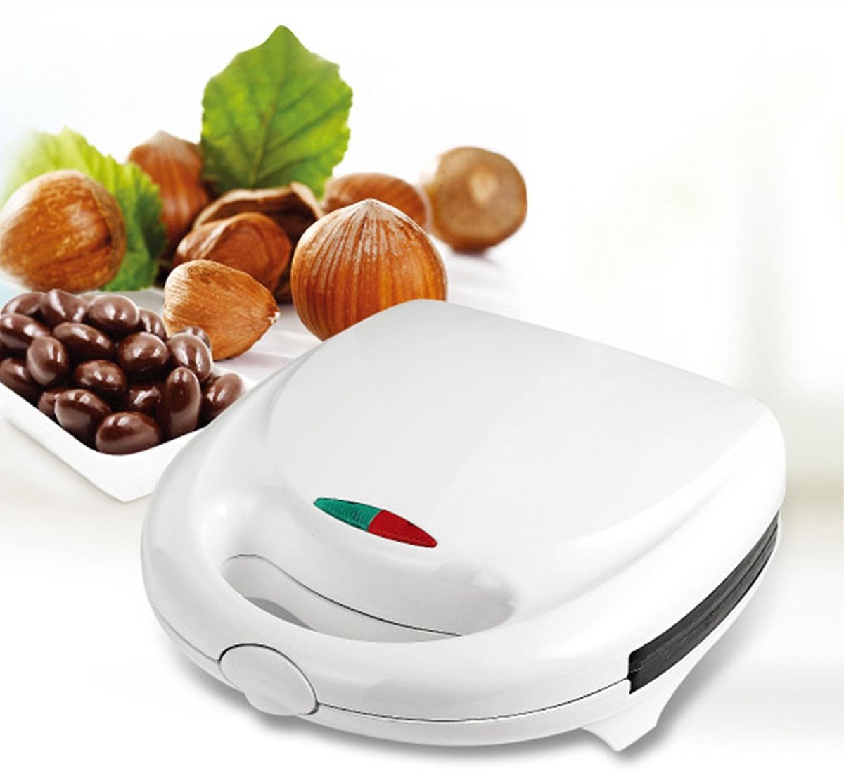 Livia home - Walnoot Koekjes Maker - Elektrische Noten Wafelijzer - Creatief Bakken - Donut Maker - Perfect voor Desserts - EU-stekker 220V