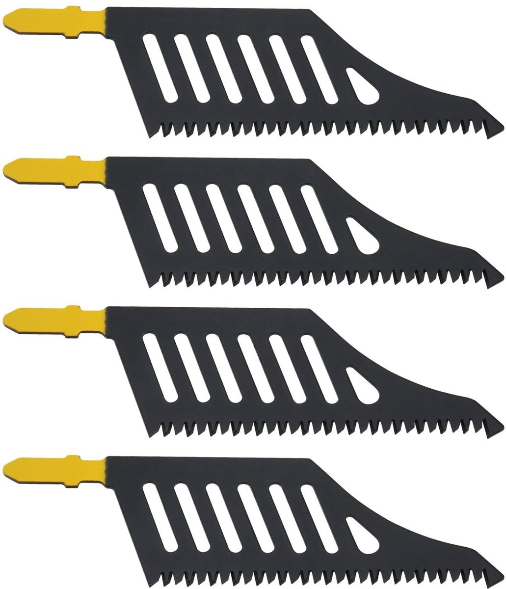 Dailygoods - Flush Cutting Jigsaw Blade - Jigsaw Blades - Premium kwaliteit - 112mmx32mm - 11 TPI - Nauwkeurige sneden - Geschikt voor houtbewerking -