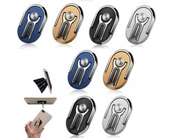 Telefoon ring - 8 Stuks - Telefoon niet meer laten vallen - Flexibele clip - 360 graden telefoonhouder - Ringhouder - Ring houder - Telefoonring - Telefoonhouder - Zelfklevend - Draaibare vinger ring - Telefoonhouder voor in auto en thuis