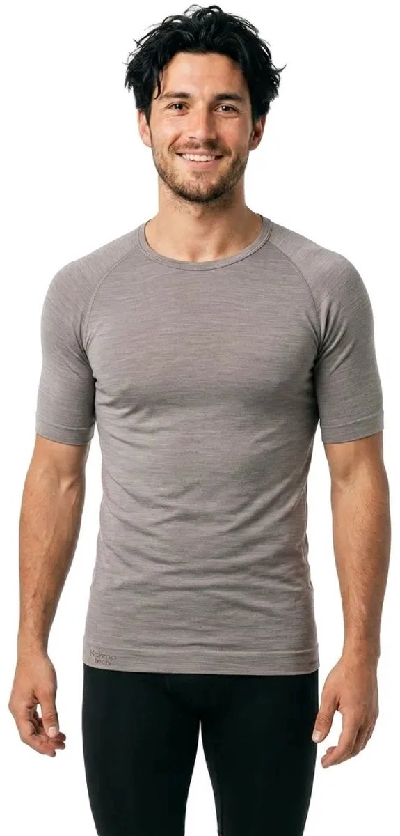 Lurbel Merino Lite T-shirt Met Korte Mouwen Grijs M Man