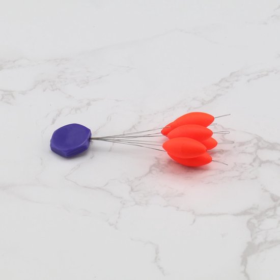 Dailygoods - Olijf Vormige Schuim Float - Vissen Bobber - Hoog Drijfvermogen - Rood - Vliegvissen Accessoires - Drijvende Indicator Float - Geschikt v van Dailygoods — afbeelding 5