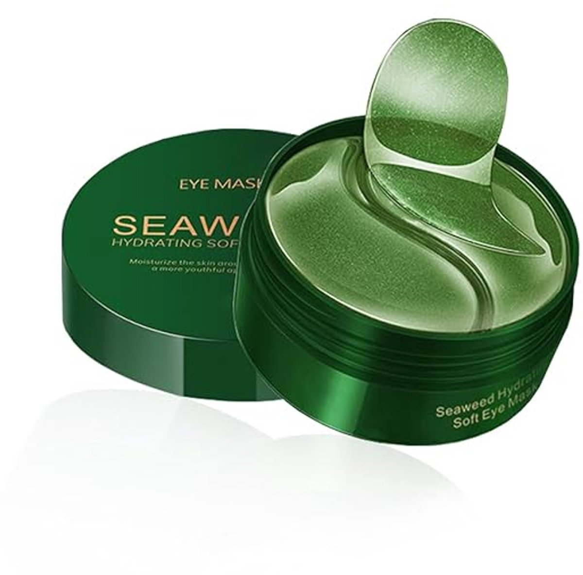 Eye Mask – 60 Hydraterende Hydrogel Oogpads met Zeewier Extract – Tegen Wallen, Donkere Kringen & Fijne Lijntjes