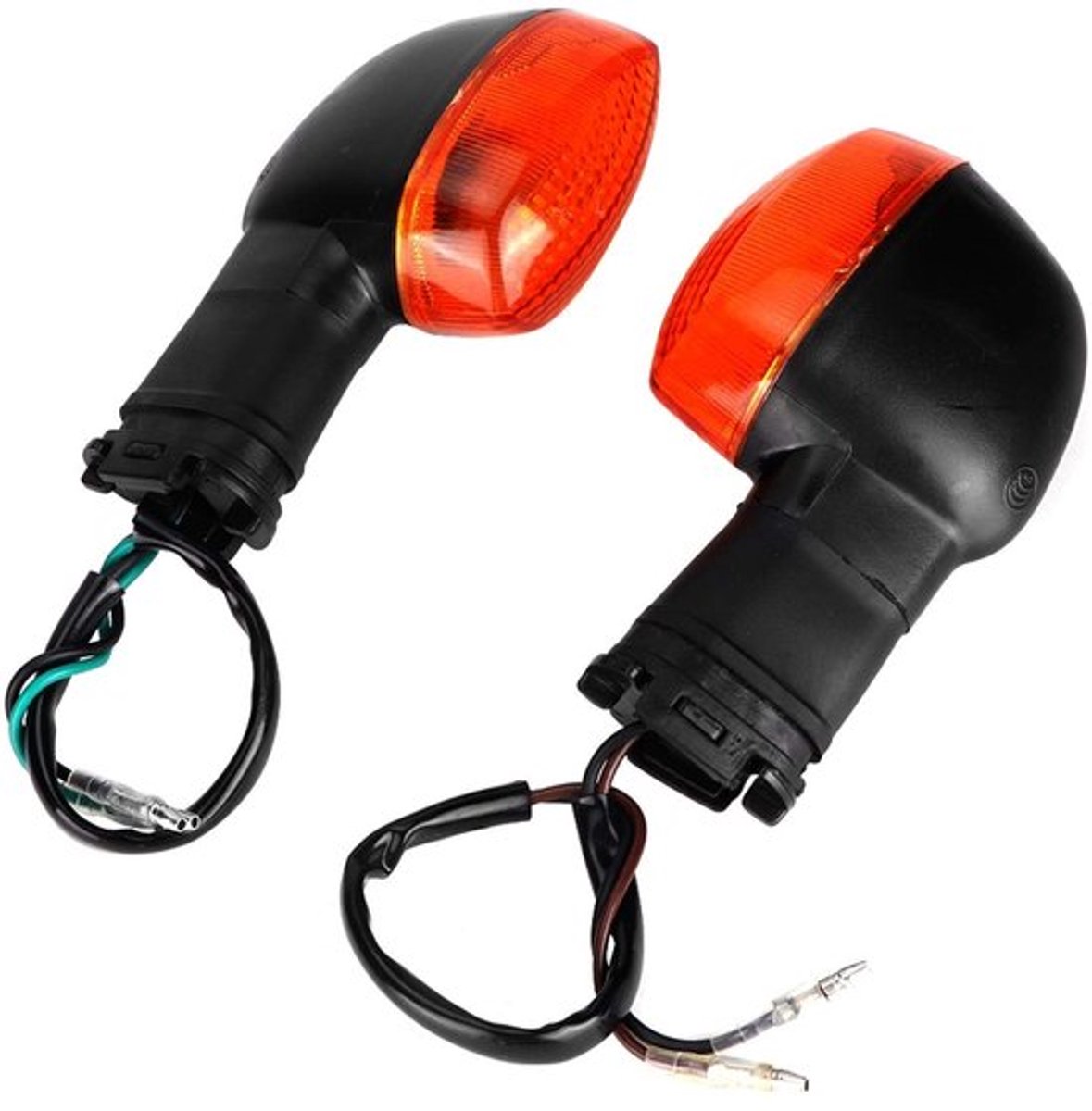 2PCS Motorfiets Richtingaanwijzer Richtingaanwijzer Lamp Compatibel Met Para YZF R1 R6 FZ1 FZ6 XJ6 (Geel)