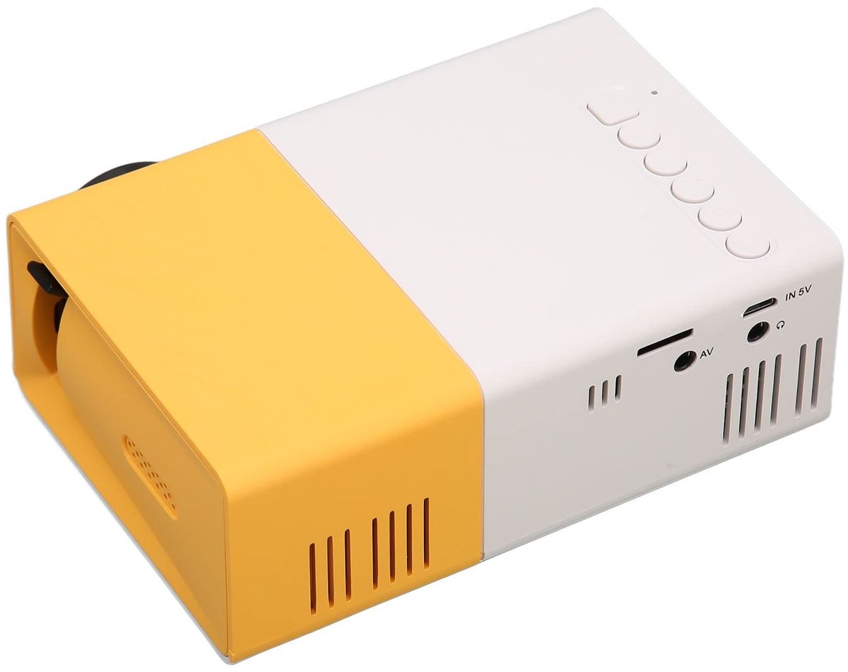 Vlemico - Mini Projector - Draagbare Film Projector - Smart HD 1080P - Compact formaat - Voor Laptop Tablet en Telefoon - Multimedia Projector