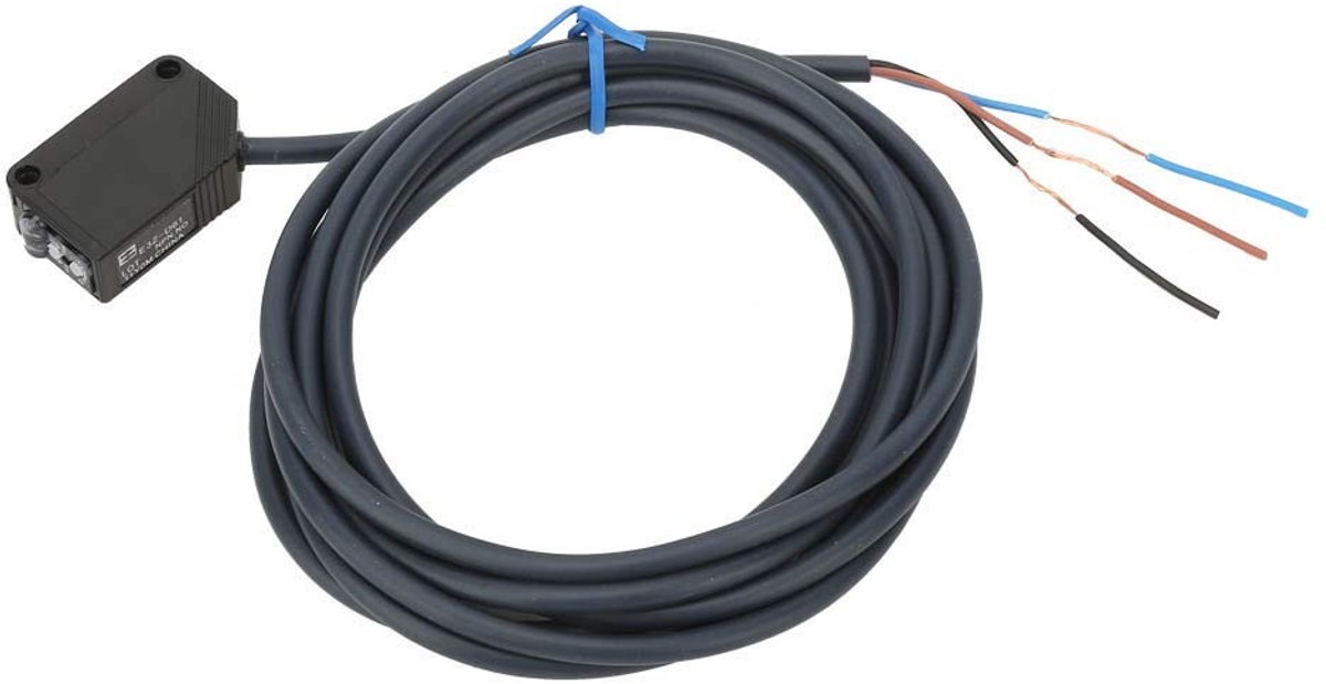 Elzusha - Optische Schakelaar Sensor - Infrarood Sensor - 12-24VDC - Uitgang - Detectieafstand 100 mm - Geschikt voor Ondoorzichtig Objecten - ...