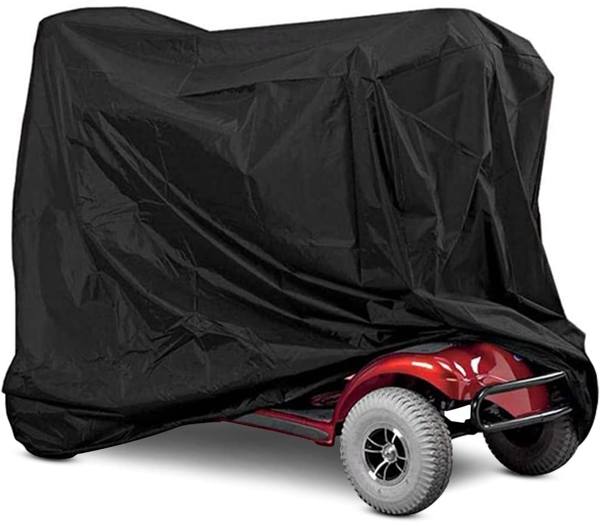 Dailygoods - Zwarte Quad Bike Cover - Waterdichte Motorhoes - Bescherming Tegen Weerselementen - Zwart - Geschikt Voor Scooters - Hoogwaardige Opbergt