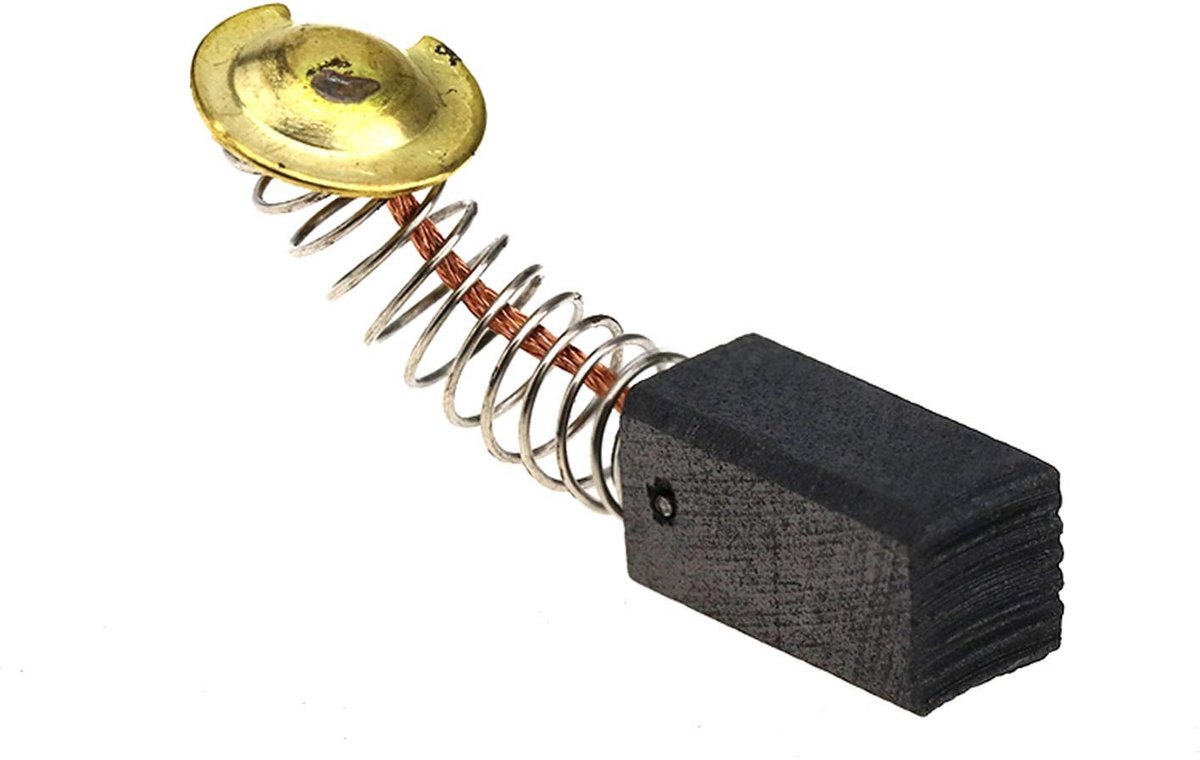 Dailygoods - Carbon borstels - Vervangingsset - 12mmx7.5mmx6mm - 2 stuks - Voor Hitachi gereedschap - Hoogwaardige kwaliteit - Duurzaam en betrouwbaar