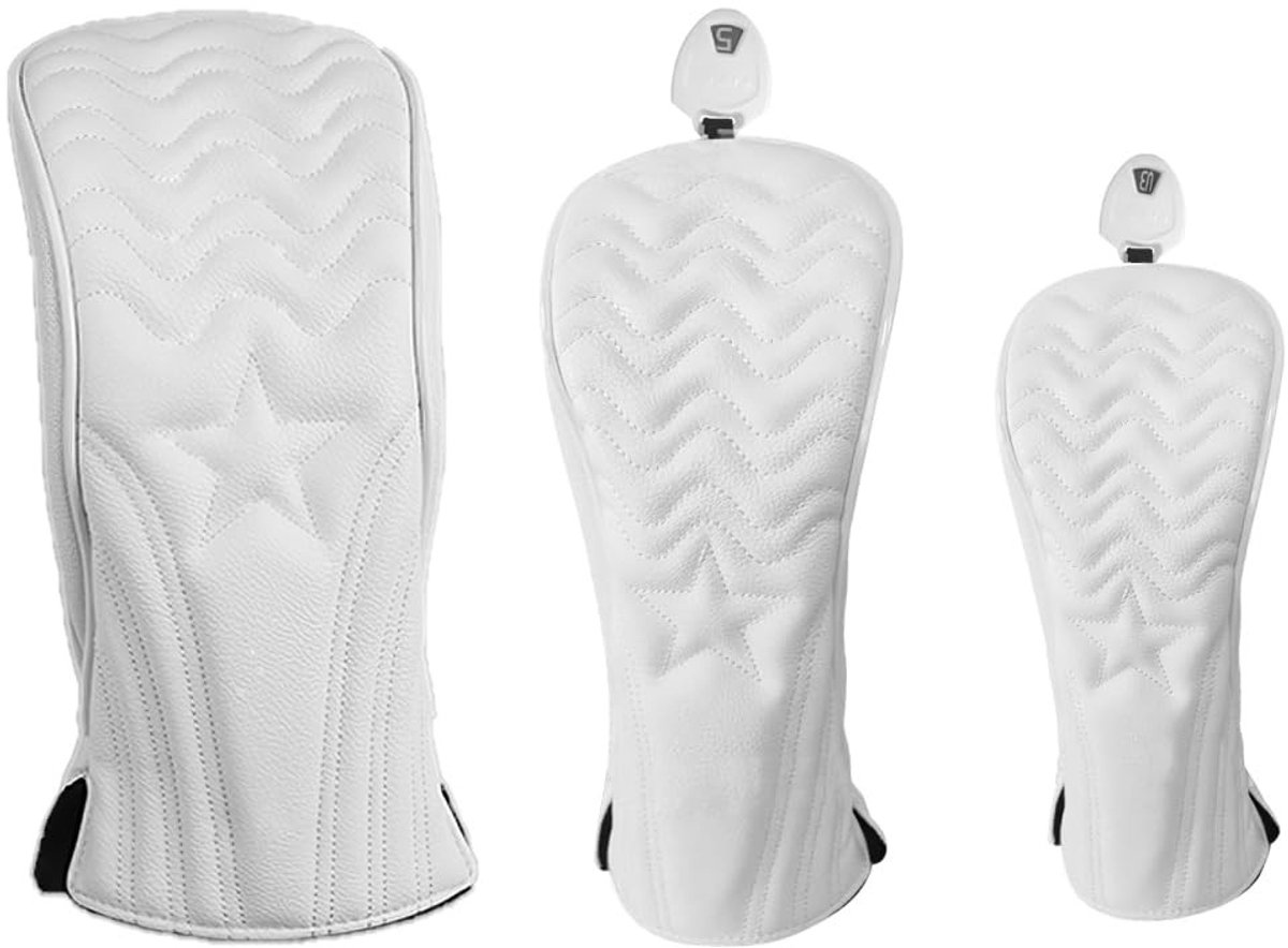 Dailygoods - Golfclub Hoofd Covers - 1/3 Stks Zachte PU Golf Putter Headcovers