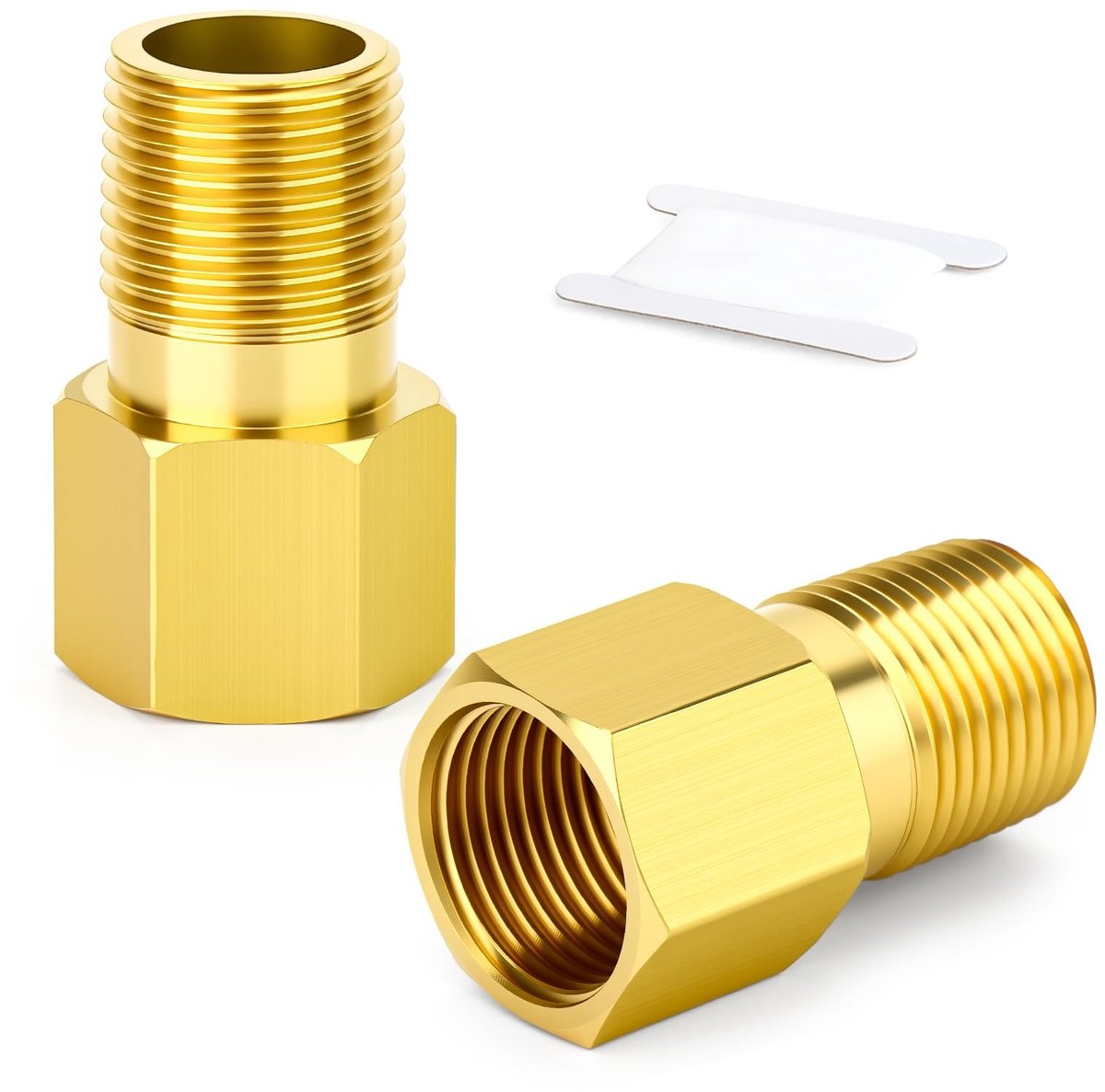 Dailygoods - Messing Nippelpijp Verlengadapter 1/4" BSP
