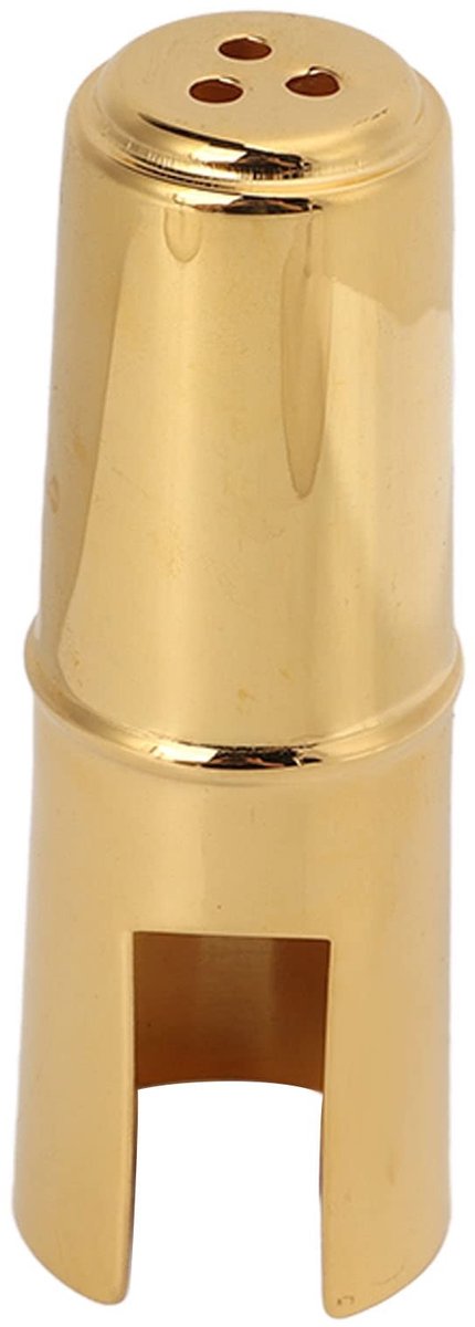 Dailygoods- Mondstuk Beschermkap Goud - Gebitsprotecties - Saxofoon Accessoire - Klarinet Hoes - Metalen Beschermkap - Uitstekende Prestaties - Mondstukhoes