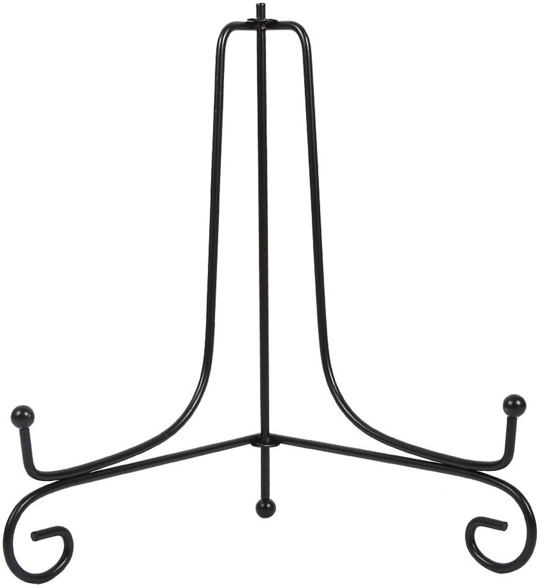 Dailygoods - IJzerstandaard Fotohouder - Veelzijdige Displaystandaard - Zwart - Tafelmodel Ezel - Geschikt voor Kunst en Foto's - Perfect voor Thuis e...