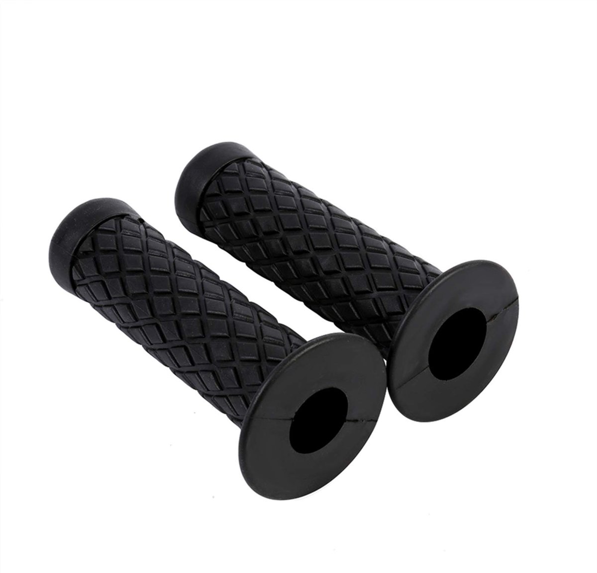 Dailygoods- Motorgrip Rubber - Comfort Grip - 3.5 cm Diameter - 22 mm Binnenmaat - Universeel - Eenvoudige Installatie - Motorfiets Handvat