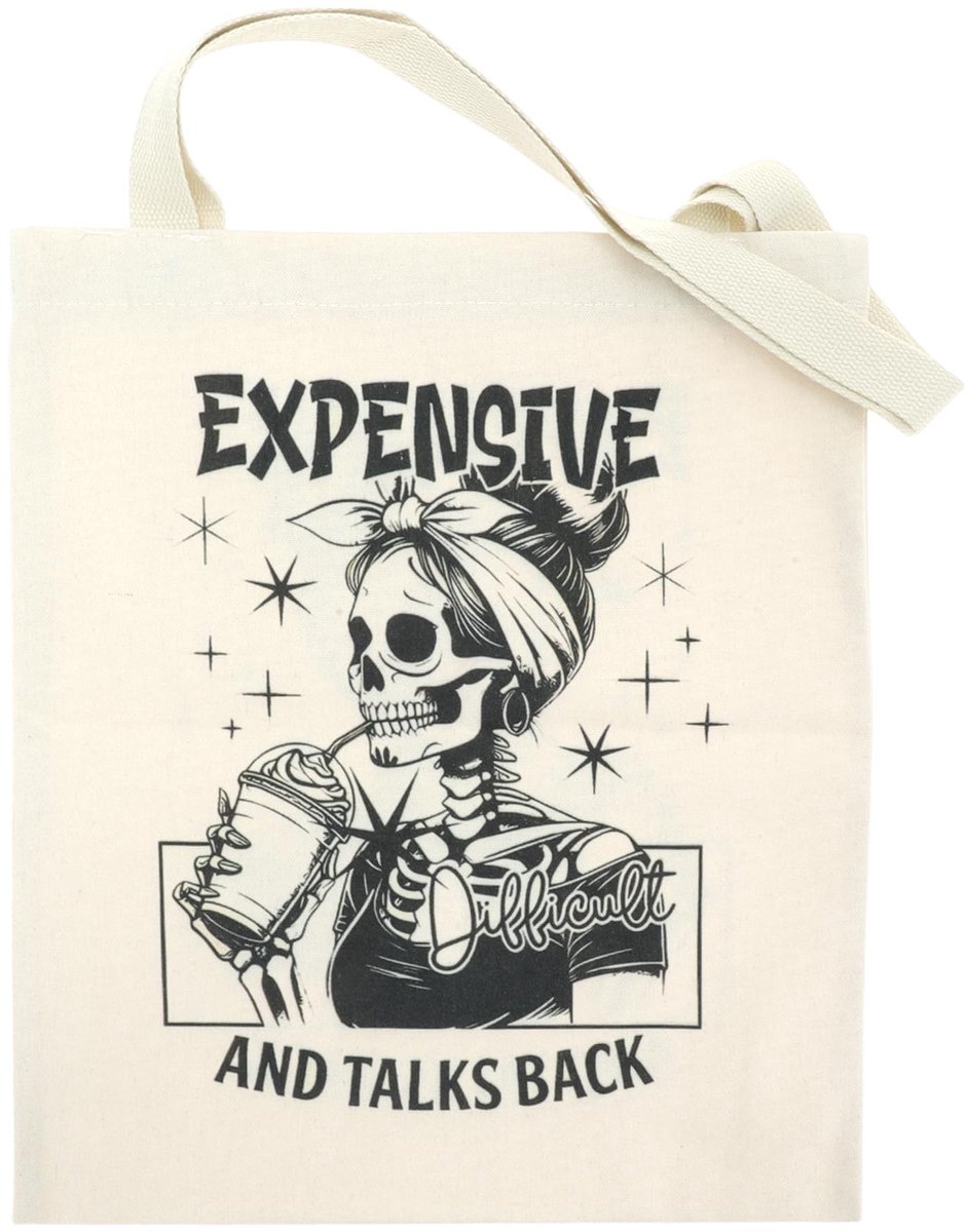 Dailygoods- Boodschappentas Herbruikbaar - Canvas Tas - Robuust - Draagtas - Duurzaam - Versterkte Naden - Veelzijdig Gebruik