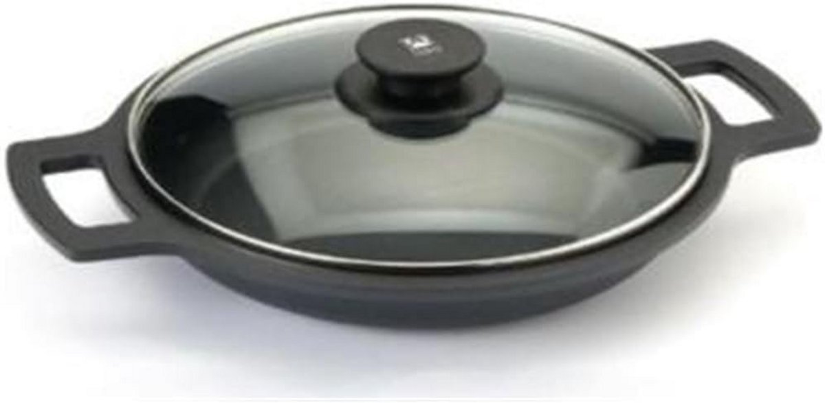 Kookpan Aluminium - Steelpan Braadpan - Koken op Inductie - Energiebesparend Diffusie Vloer - 32 cm - Zwart