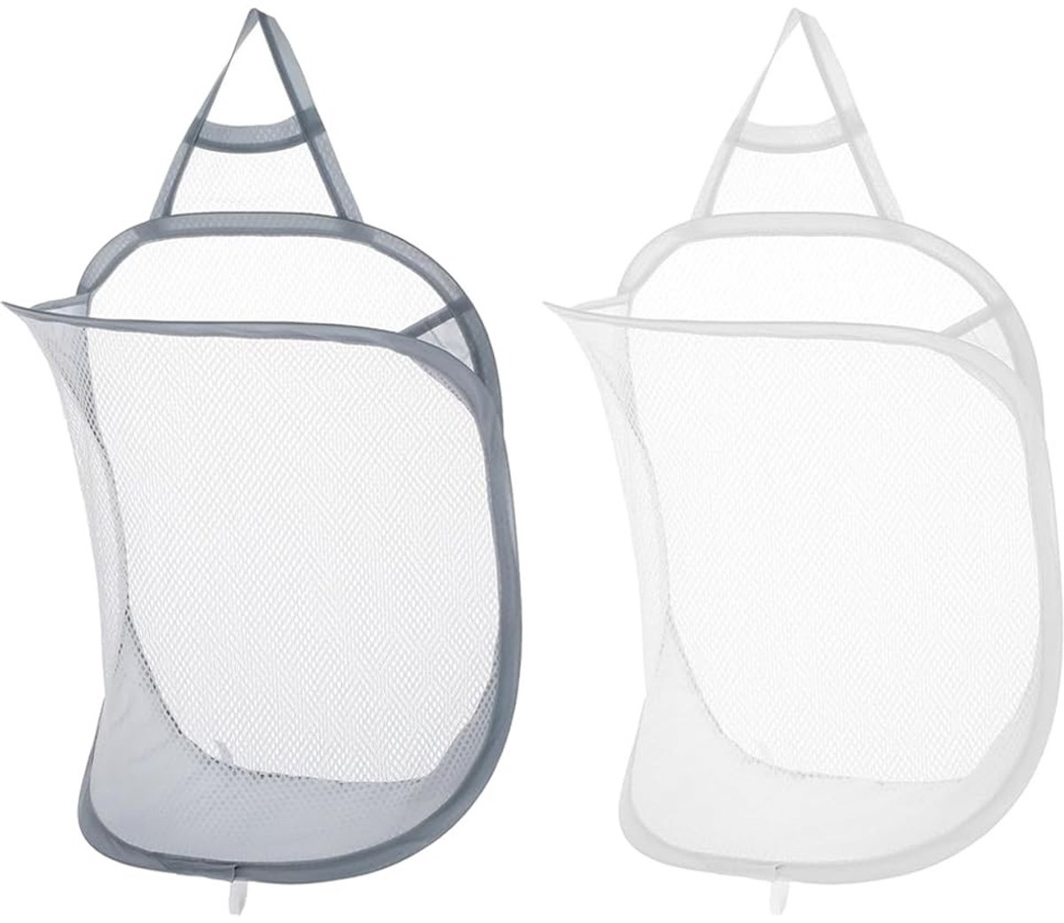 Dailygoods- Wasmand 2 Stuks - Hangende Wasmand - Opvouwbaar - Polyester - Organizer Vuile Kleren - Maat 40x30x18 cm