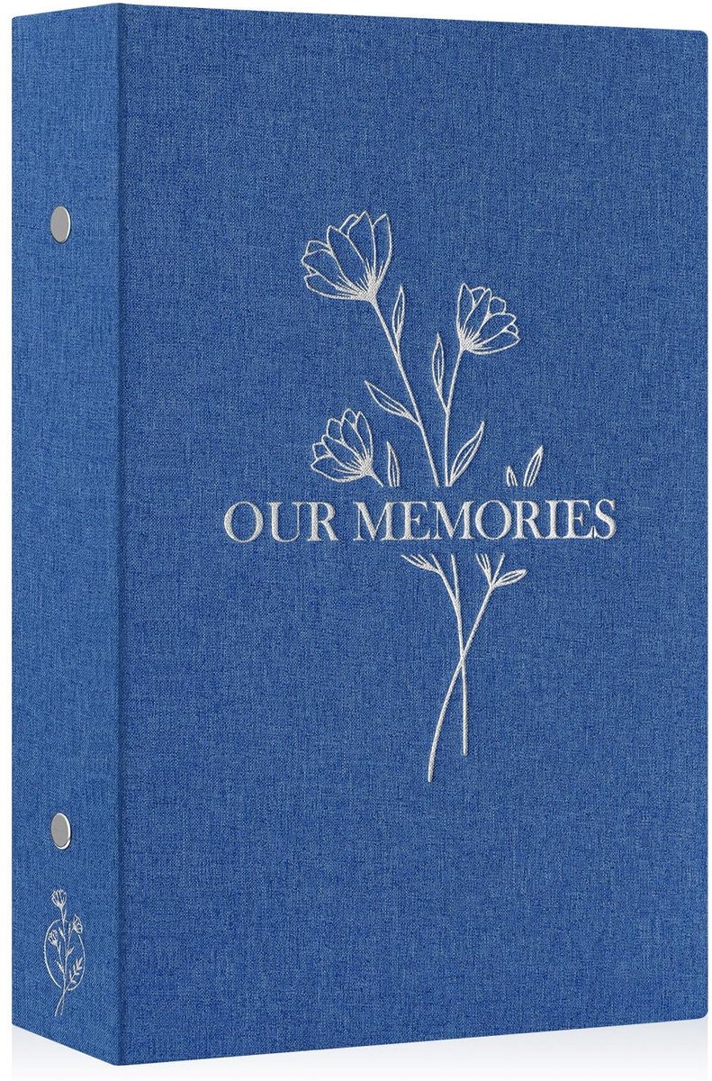 Dailygoods- Fotoalbum 10x15 cm - 300 Vellen - Luxe Linnen Hoes - Waterdicht - Zuurvrij - Stofvrij - Verfijnd Ontwerp - Herinneringenboek
