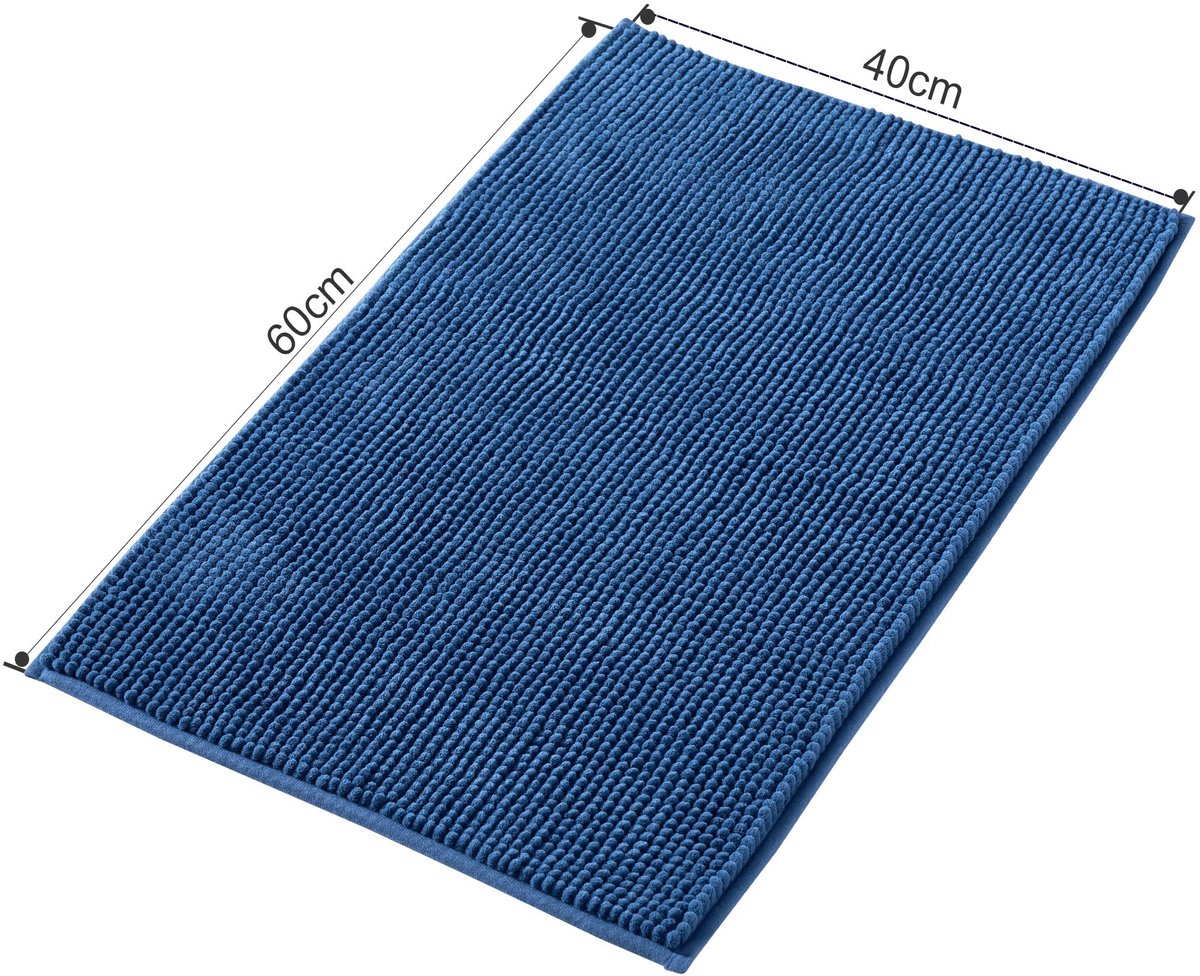 Dailygoods- Badmat Antislip 40x60 cm - Super absorberend - Machinewasbaar - Geschikt voor 