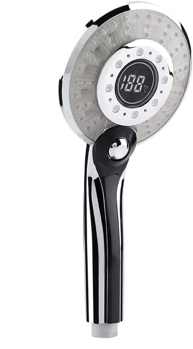 Dailygoods - Douchekop - Handdouchekop - 3 Sproeimodi - LED Temperatuurregeling - Geschikt
