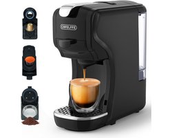 Koffiezetapparaat - Drankmachine - Koffie Maken - Warm en koud - 600 ml - Zwart