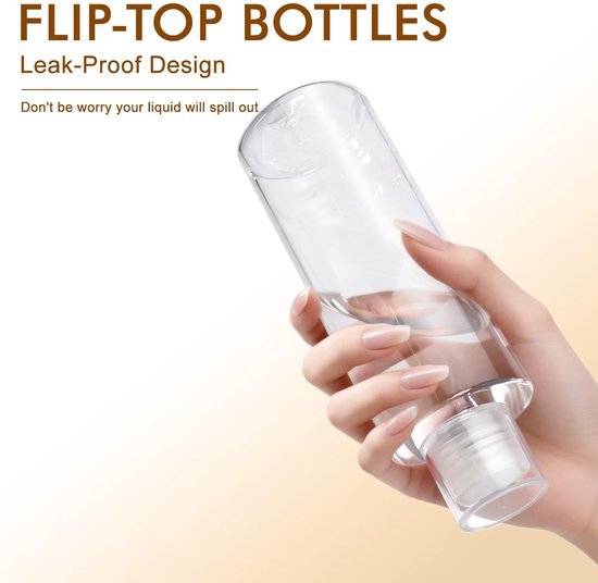 Dailygoods- Tonerfles 150ml - Lege Hervulbare Plastic Fles - 3 Stuks van Dailygoods — afbeelding 2