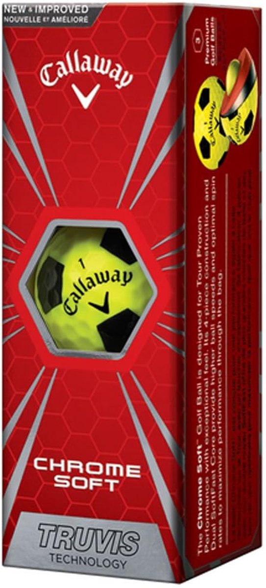 Golfballen - Zachte Ballen - Sport Spelen - 4-delige Constructie - 12 Stuks - Geel Zwart — afbeelding 2