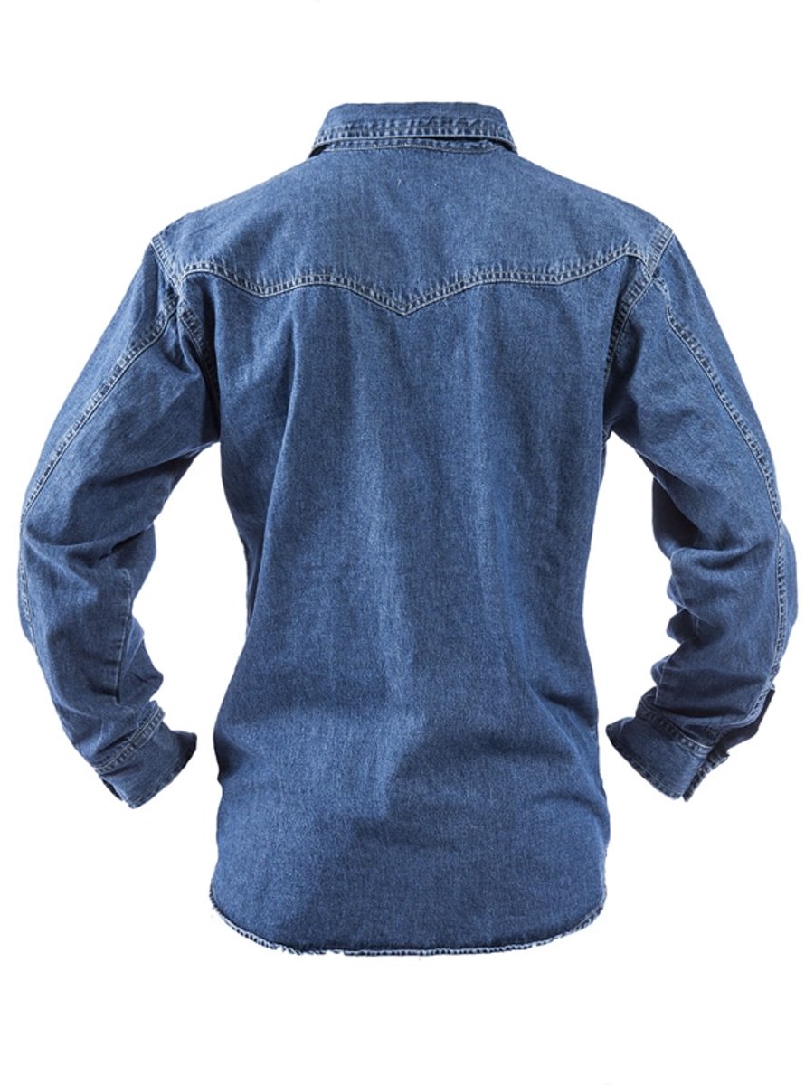 Brad Men A54 Denim Shirt – Stijlvol en Comfortabel voor Elke Gelegenheid