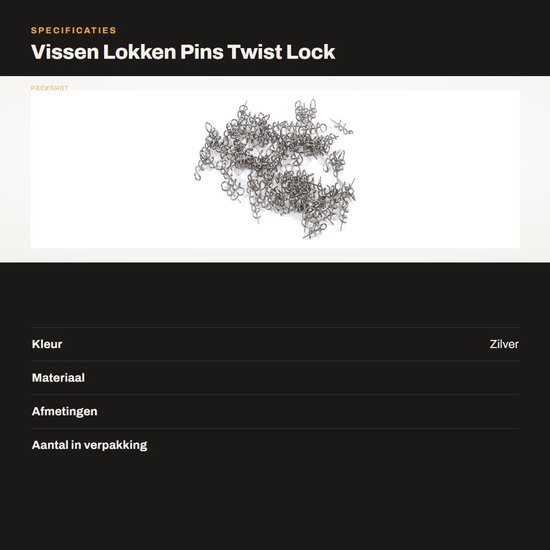ONF3 - Vissen Lokken Pins - Twist Lock Vishaak - Flexibel en sterk - 100 stks - Perfect voor buitenvissen - Geschikt voor zacht aas - Ideaal voo... van Merkloos — afbeelding 5
