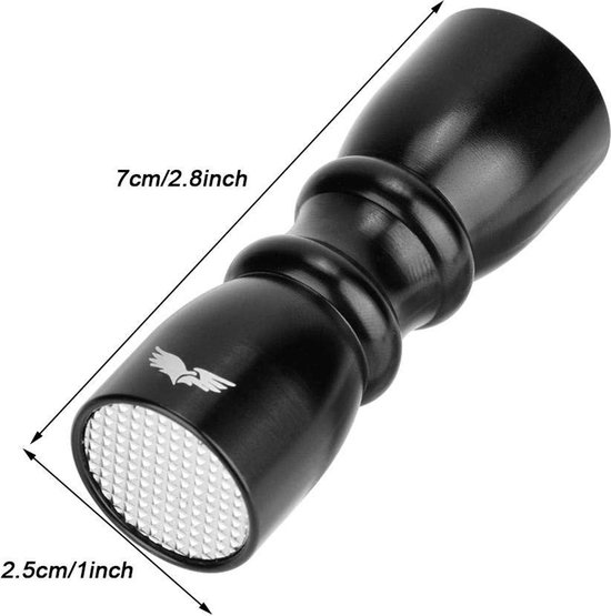 Vt products - Biljart Cue Tip Shaper - Multifunctioneel gereedschap - Zwart - Pool Cue Tip Reparatie Tool - Betere balcontrole - Geschikt voor snooker van vt — afbeelding 4