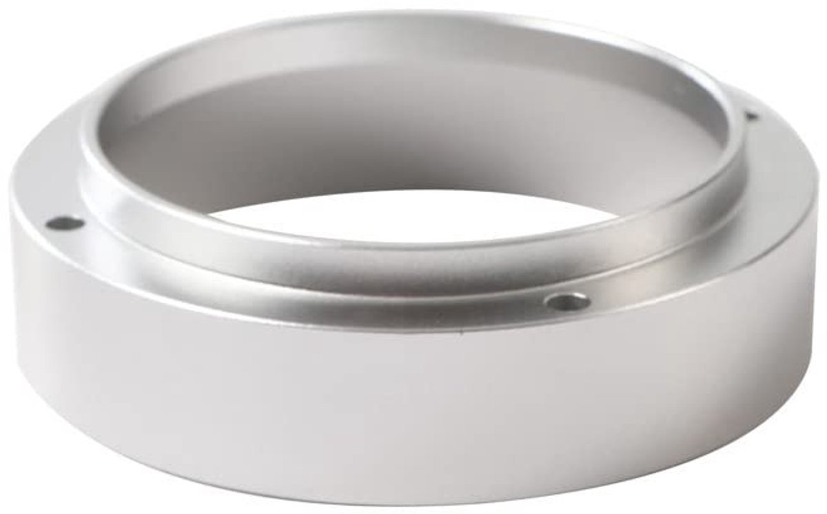 Dailygoods- Doseertrechter 58 mm - Koffiefilterhouder - Koffietrechter - Aluminium - Antiroest - Voorkomt poederspatten