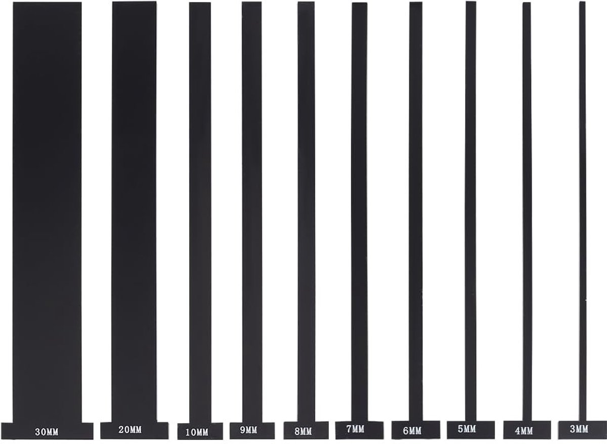 Dailygoods- Boekbinden Gereedschap - 10Pcs Acryl Boekbinders - Handgemaakte Benodigdheden - T Vorm Spacer - Duurzaam Materiaal - Voor Dubbele Cover Structuur - Boekbindgereedschap