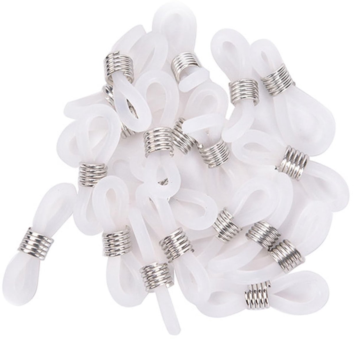 Dailygoods- Brillenketting 40 Stuks - Verstelbare Brillenkoord - Siliconen Brilband - Dames - Doe-Het-Zelf - Betrouwbare Grip