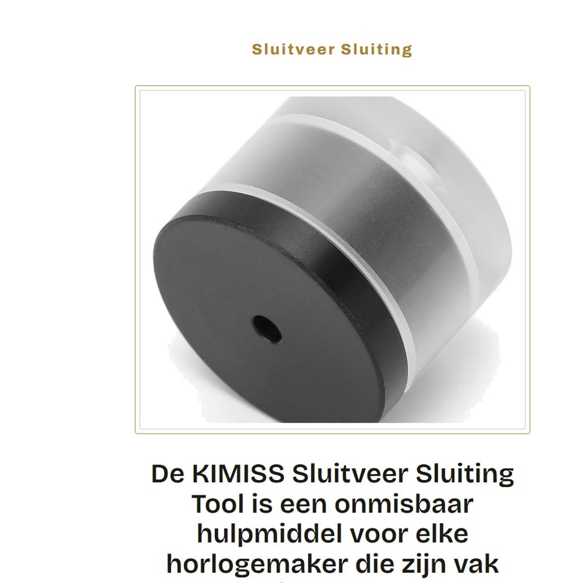 Dailygoods- Uurwerk Professionele Onderhoudstools - Horloge Reparatie Gereedschap - Sluitveer Beugel - Hoogwaardige Materialen - Compact en Lichtgewicht - Lange Levensduur - Horlogemaker Gereedschap