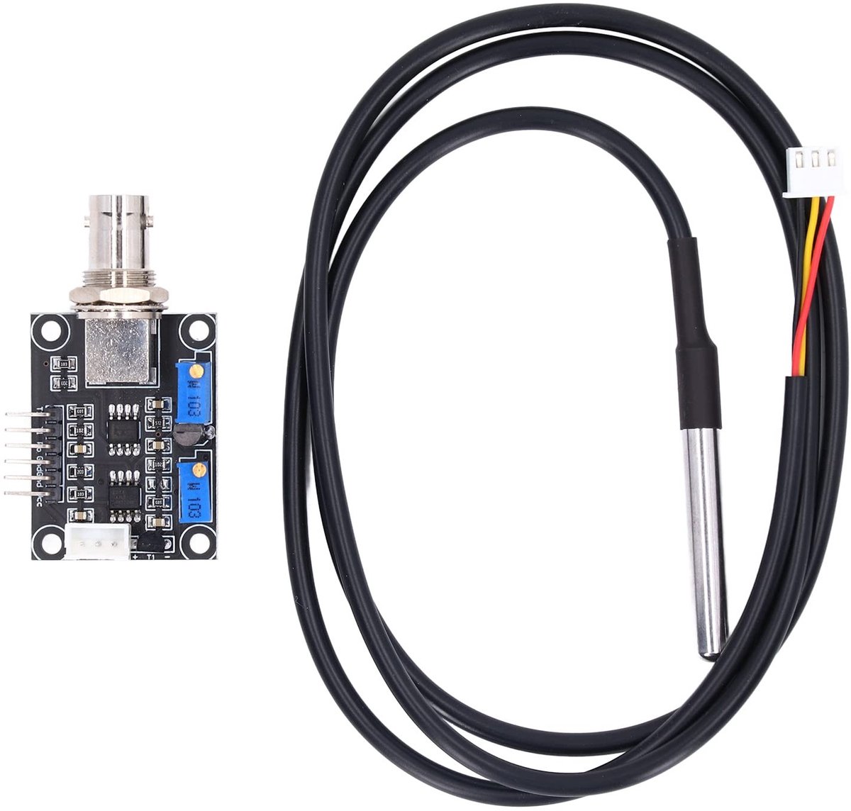 Dailygoods - pH-waarde Detectiesensor - Digitale Monitor Kit - Waterdicht - pH Sonde - Aquarium en Hydrocultuur - Lab Toepassingen