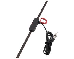 Dailygoods- Antenneset Versterkt - Auto Antenne - Universeel - Verborgen Design - 12 V - Geschikt voor Voertuigen - Autoantenne