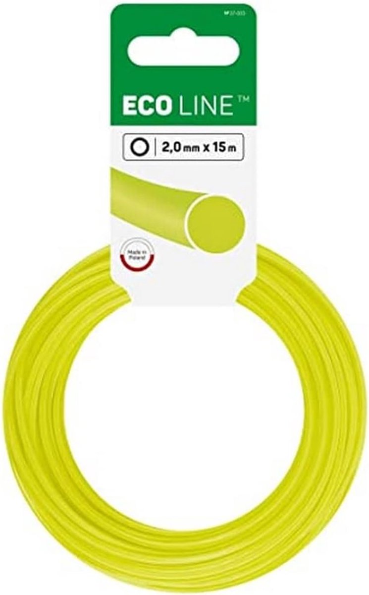 Trimmer Draad - Grasmaaierlijn - Onkruid Verwijderen - Hoge Slijtvastheid - 2mm 15m - Eco Cirkel