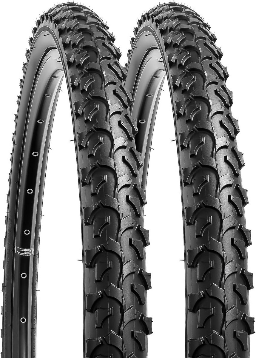 Fietsbanden Set - Banden Binnenband - Dagelijks Gebruik - Goede Tractie - 24 Inch - Zwart