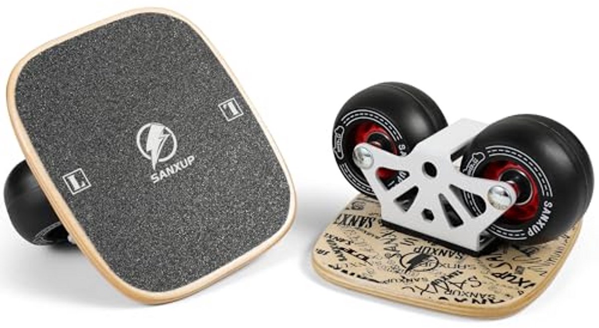 Freeskaten Split skates Stabiel skateboarden 7-laags esdoorn plank 73x43mm wielen